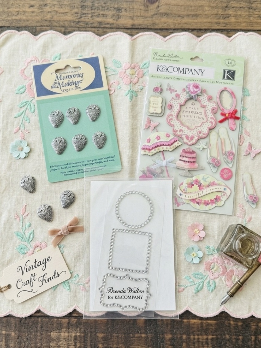Coquette Antoinette 3D Stickers & Embellishment Set 🍰